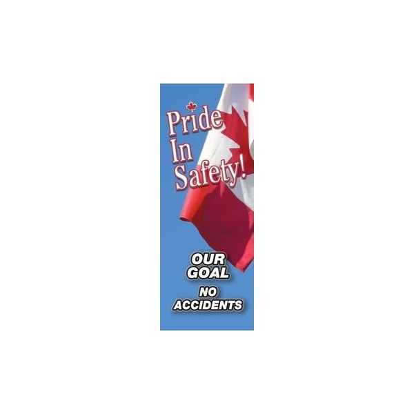 Accuform SAFETY BANNERS PRIDE IN SAFETY CANADA MBR624 MBR624 - main